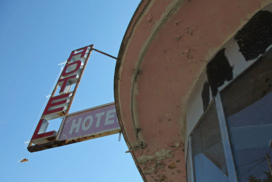 Montélimar, hôtel abandonné