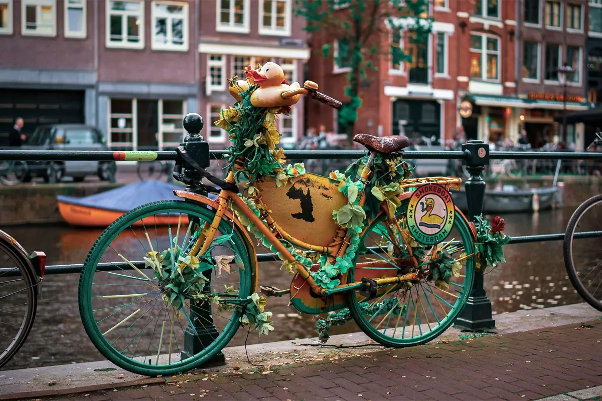 Un vélo à Amsterdam