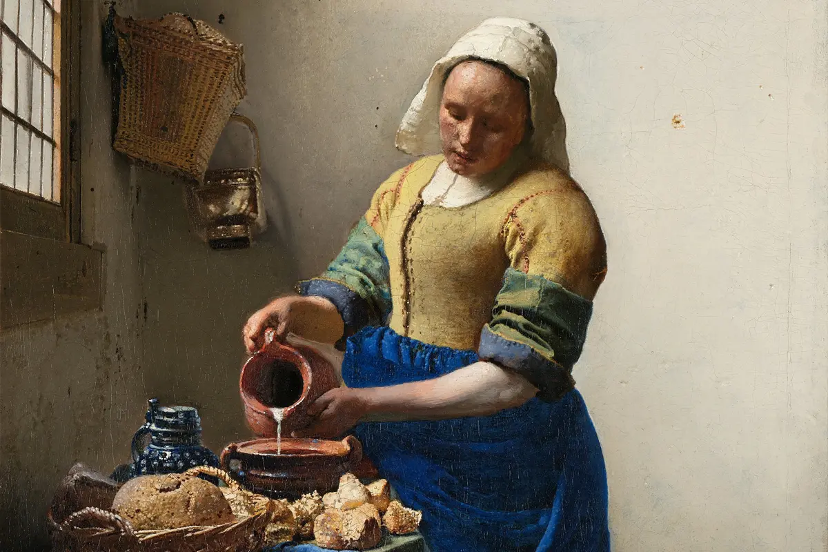 La Laitière de Vermeer au Rijksmuseum d'Amsterdam